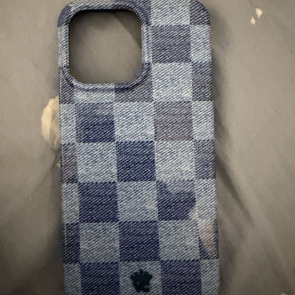 Velvet Caviar Blue Plaid Phone Case